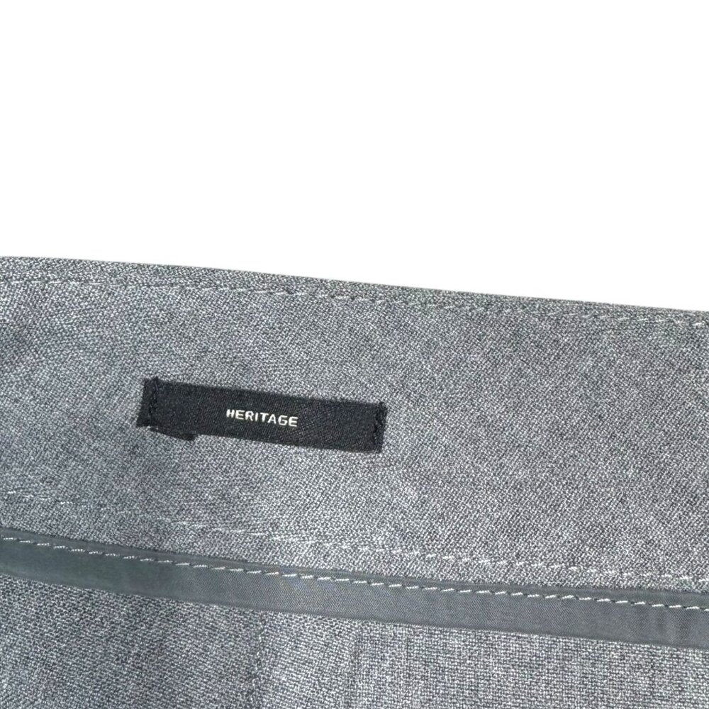 Talbots Heritage Fit Cropped Trousers Gray Size 12 - Picture 4 of 9